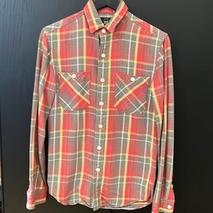 RRL Ralph Lauren Multicolor Flannel Shirt Sz XS - Extra Small